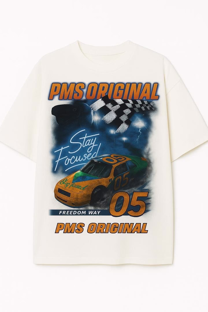 PMS Original Stay Focused - Freedom Way RacingTee