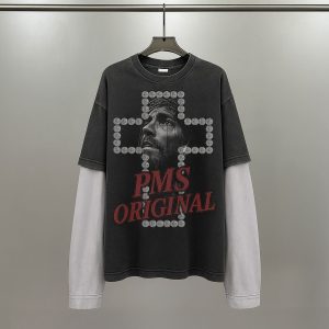 PMS ORIGINAL Vintage Cross Layered Long Sleeve