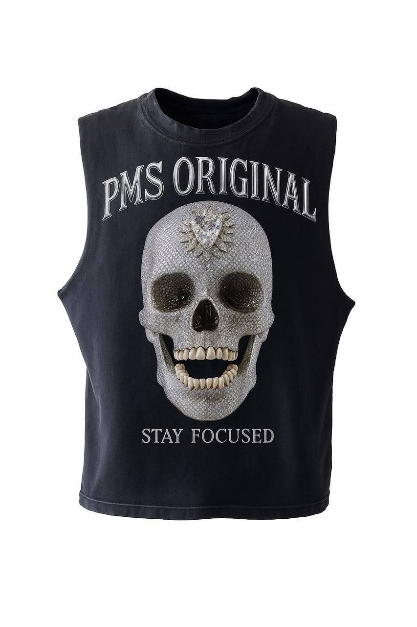 Stay Focused Sleeveless Tee – PMS ORIGINAL