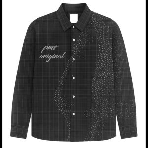 PMS ORIGINAL Rhinestone Birds Button-Up Shirt